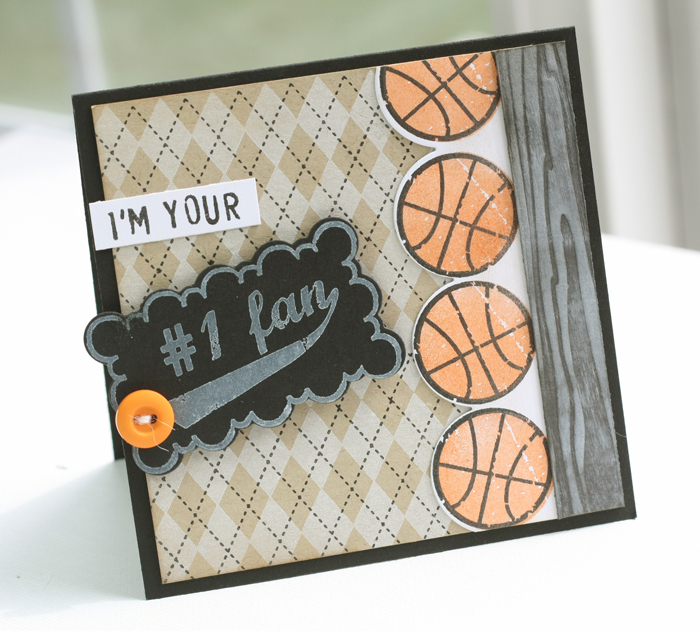 # Stamps- A Little Argyle, Have A Ball, All Star Team<br />
# Ink- Orange Zest, Fresh Snow,...
