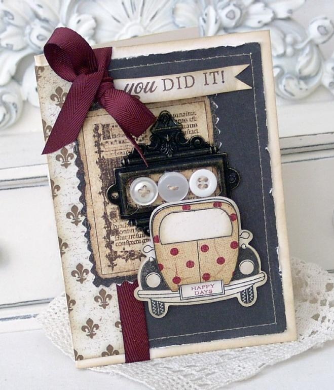 Papertrey Ink Supplies Used:<br />
Stamps:<br />
Enjoy the Ride<br />
Cardstock:<br />...