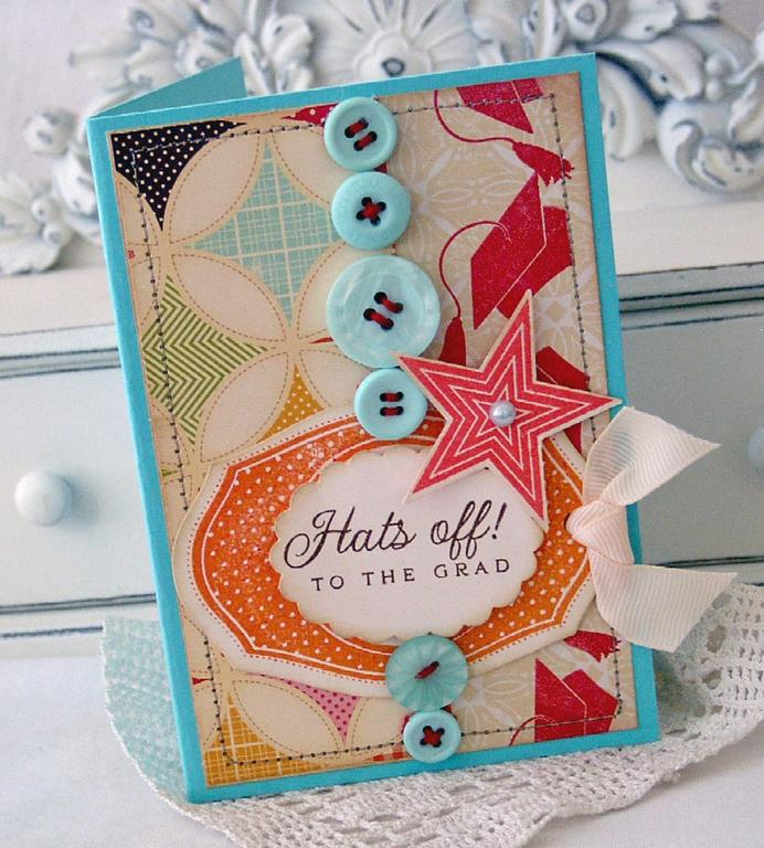 Papertrey Ink Supplies Used:<br />
Stamps:<br />
For the Graduate and Star Prints<br />...