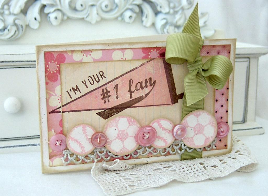 Papertrey Ink Supplies Used:<br />
Stamps:<br />
Have a Ball and All Star Team<br />...