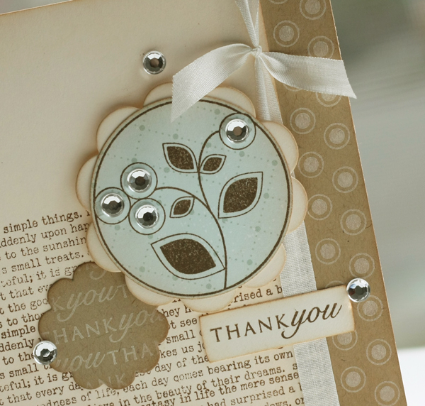 Stamps- Round &amp; Round, Text Style II<br />
Ink- Dark Chocolate, Vintage White<br />
Paper-...