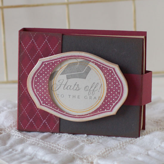 Stamps:  For the Graduate, A Little Argyle, Take Note, Communique Curves Sentiments<br />
Ink:...