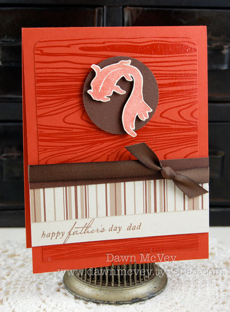 Paper: terracotta tile, dark chocolate, rustic cream <br />
Stamps: Background Basics:...