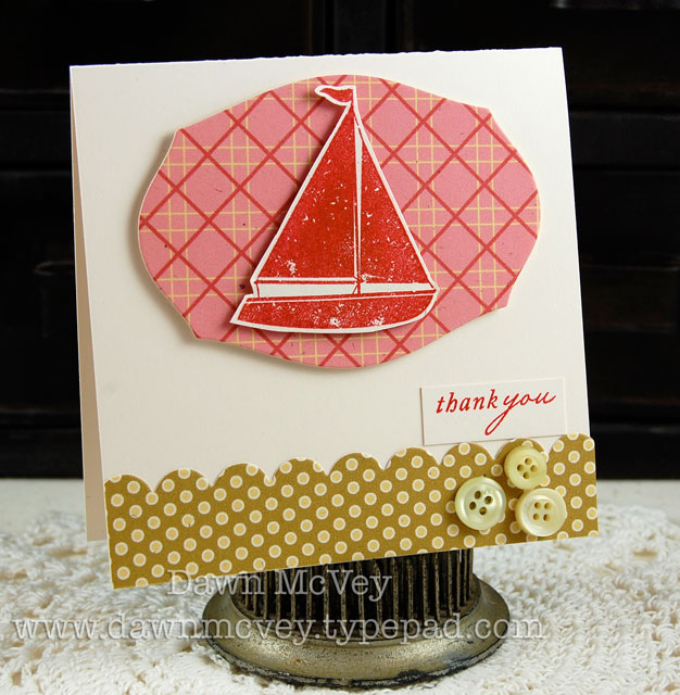 Paper: vintage cream<br />
Stamps: Masculine Motifs<br />
Ink: pure poppy<br />
Other: Color...