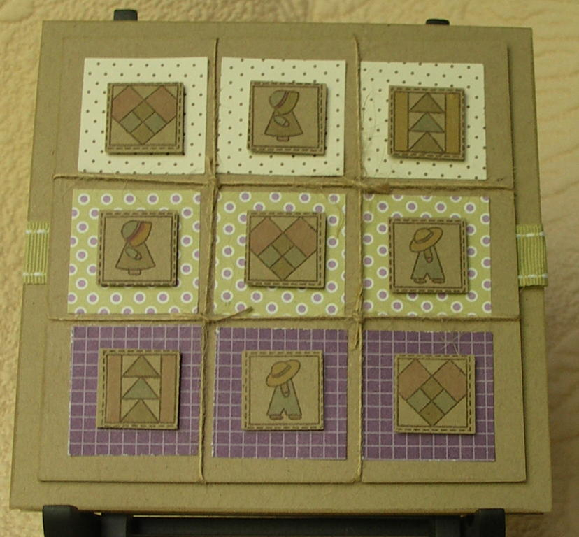 Quilt tied with love.  Compose a Card 9