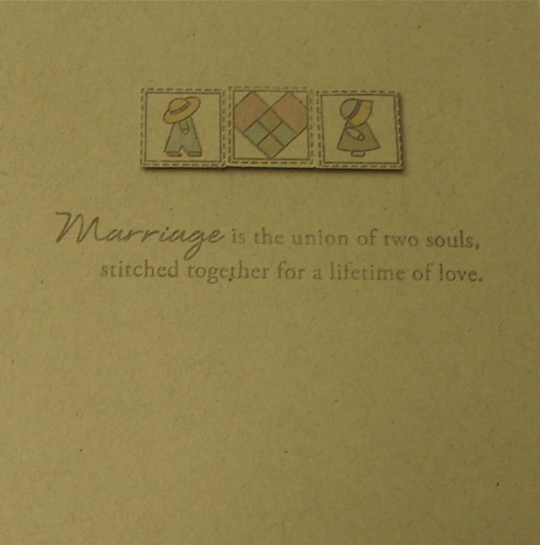 Marriage is....