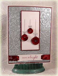 Supplies:<br />
Stamps: Papertrey Holiday Button Bits<br />
Paper: Papertrey Soft Stone,...