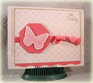 Supplies:<br />
Stamps: Papertrey Butterfly Dreams &amp; Background Basics: Tin Types<br />...