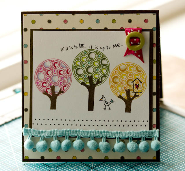 Stamp Set(s): tree trunk by Father Knows Best by PTI, circle from Shapes by Design by PTI<br />...