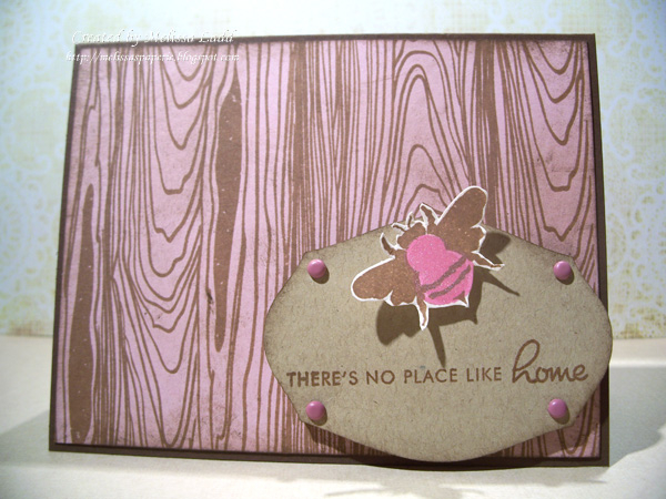 Stamps: Background Basics: Woodgrain, Honey Bees, Home for the Holidays<br />
Ink: Chestnut...