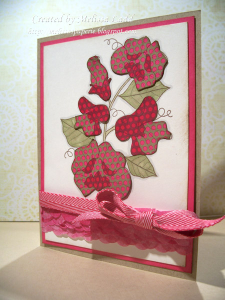 Stamps: YOF: Sweet Pea<br />
Ink: Rich Cocoa (Memento), Walnut Stain and Antique Linen...