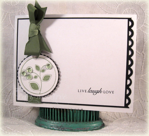 Supplies:<br />
Stamps: Papertrey Round &amp; Round (anniversary set)<br />
Paper: Papertrey...