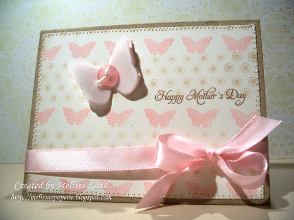 Stamps: Round and Round (2009 Anniversary set), Delightful Dahlia (for sentimtent)<br />
Ink:...