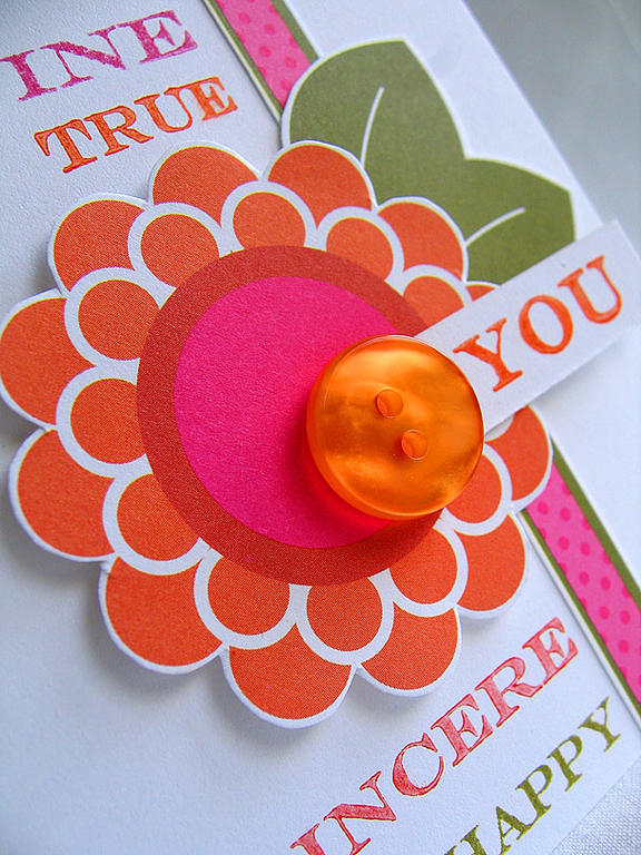 Stamps:  Get To The Point Sentiments<br />
Ink:  Terracotta Tile, Raspberry Fizz, Orange Zest...