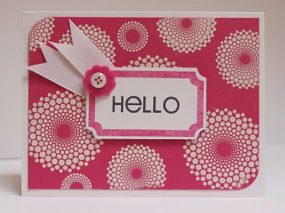 Dot Spot/Fillable Frames 1/Raspberry Fizz card/White e.p