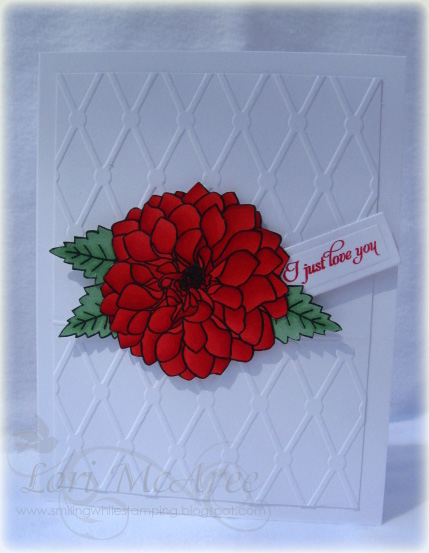 Supplies:<br />
Stamps: Papertrey Delightful Dahlia<br />
Paper: Papertrey White<br />
Ink:...