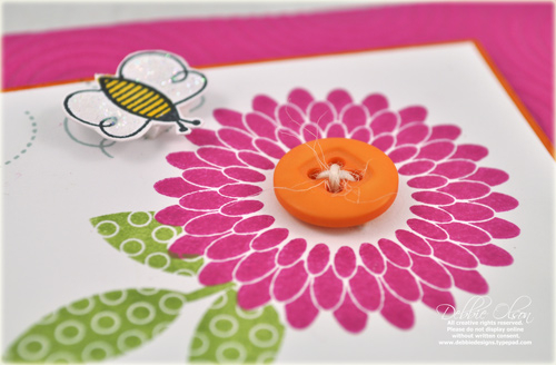 Just for You<br />
Stamps: All About You<br />
Ink: Raspberry Fizz, Chartreuse, Orange Zest,...