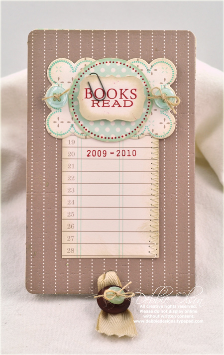 2009-2010 Books Read Mini Album