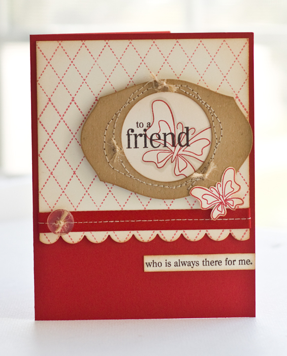 * Stamps- Flutterby Friend (Available June 15th) A Little Argyle<br />
    * Ink-Tsukineko...