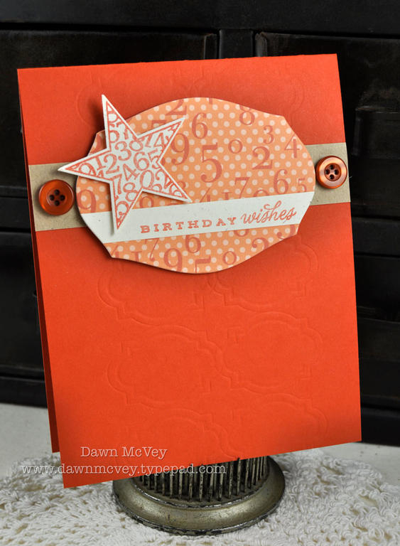 Stamps: Star Prints, Tea For Two Additions<br />
Ink: terracotta tile<br />
Paper: terracotta...