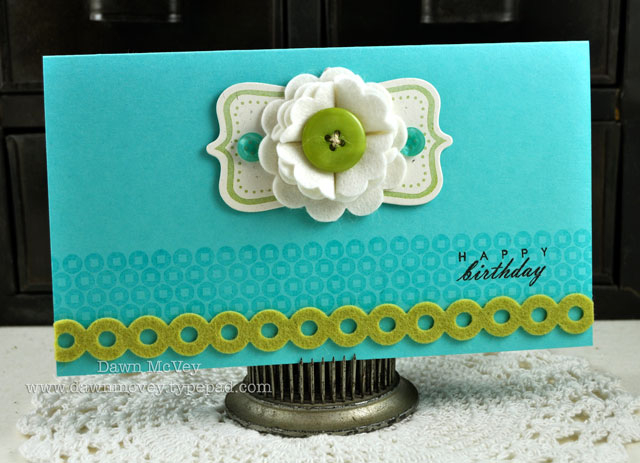 Paper: hawaiian shores, rustic cream<br />
Stamps: Background Basics: Geometrics, Fillable...