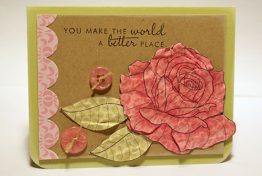 stamps: Year of Flowers: Roses<br />
<br />
ink: True Black, Fresh Snow<br />
<br />...