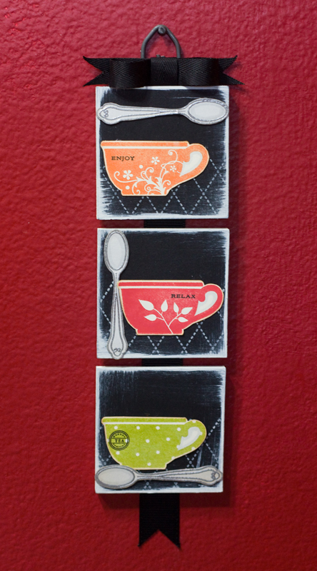 stamps- Tea for Two additions, A Little Argyle<br />
Ink- True Black, Rocket red (Tsukineko)...