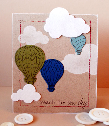 stamps: Up, Up &amp; Away and Sentiments<br />
ink: Dark Chocolate, white<br />
paper:...