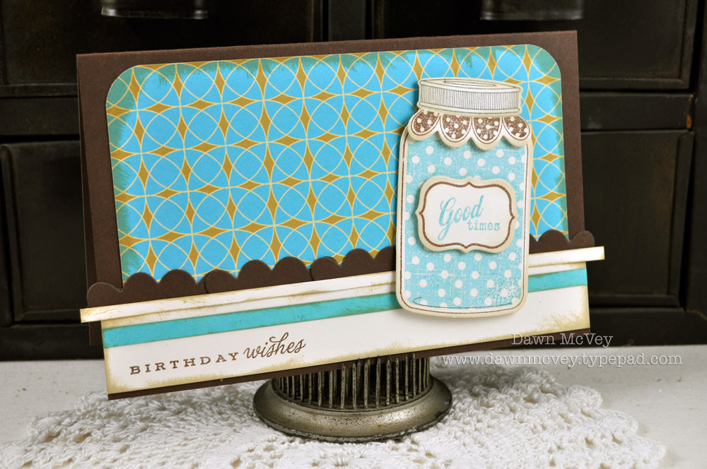 Paper: dark chocolate, hawaiian shores, vintage cream, Color Couture June Download - circles<br...