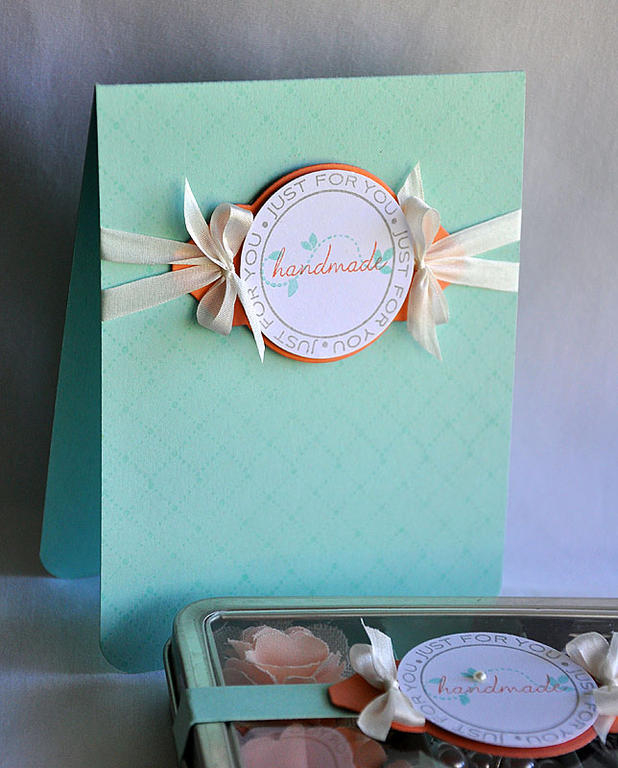 Stamps:  Just For You &amp; Background Basics: Tin Types<br />
Ink:  Melon Berry, Aqua Mist,...