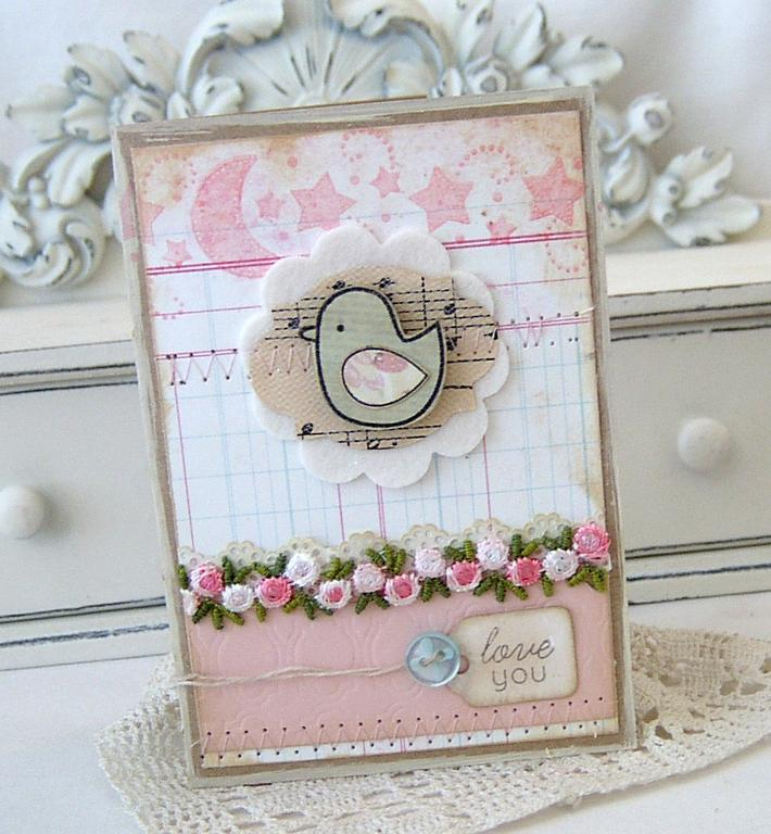 Papertrey Ink Supplies Used:<br />
Stamps:<br />
Night Night Moon<br />
Ink:<br />
Sweet...