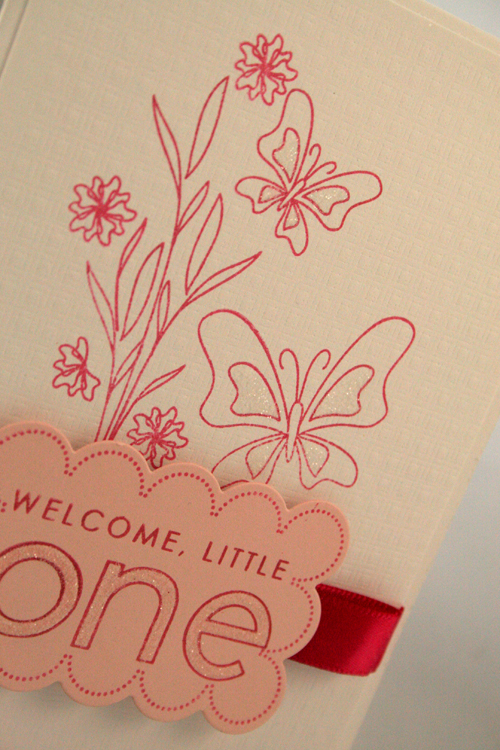 Add a little glitter and impress with Linen &amp; Canvas Impression Plate.