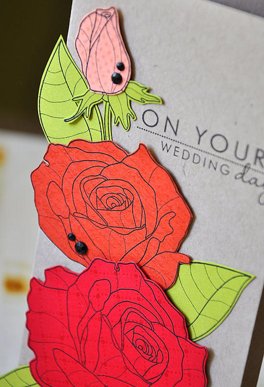 Stamps:  Year Of Flowers: Roses, Background Basics: Tin Type, Background Basics: Text Style...
