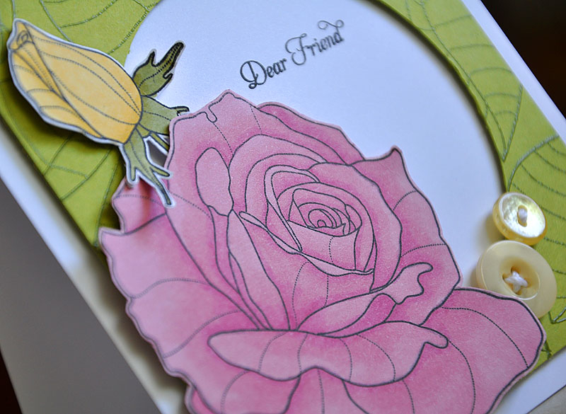 Stamps:  Year Of Flowers: Roses &amp; Delightful Dahlia<br />
Ink:  Palette Noir &amp;...