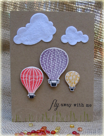 Supplies:<br />
Stamps: Papertrey Up Up &amp; Away, <br />
Paper: Papertrey White &amp;...