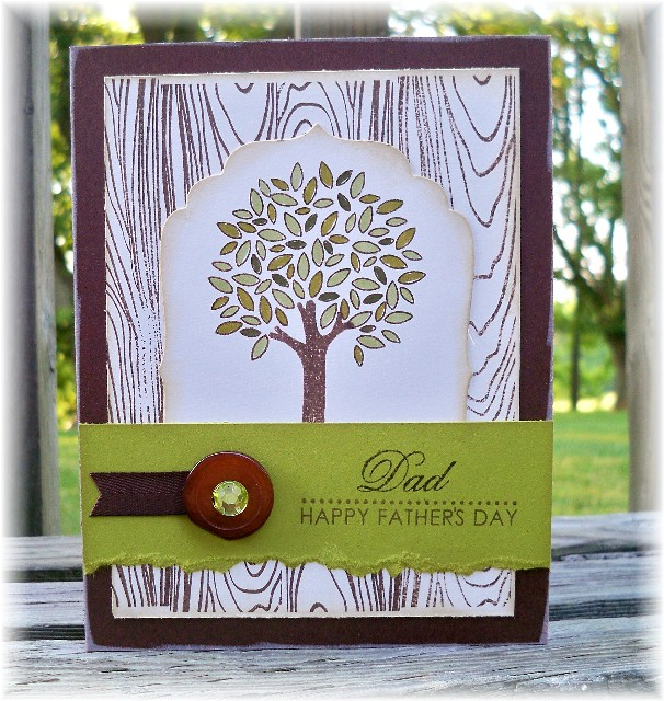 Supplies:<br />
Stamps: Father Knows Best, Background Basics: Woodgrain, Men of Life<br />...