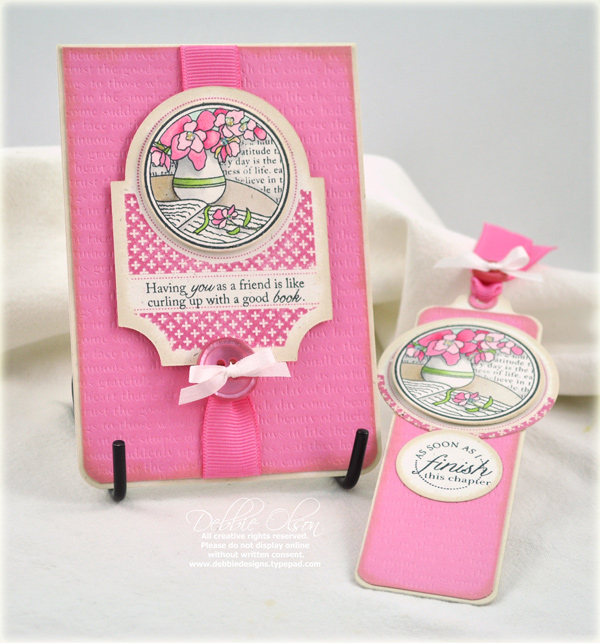 Stamps: All Booked Up<br />
Cardstock: Hibiscus Burst, Rustic White<br />
Ink: Hibiscus Burst,...