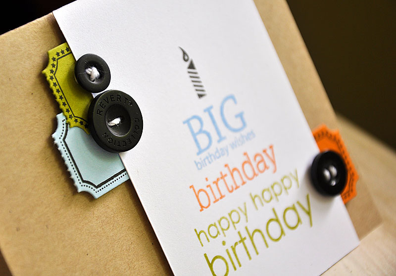 Stamps:  Birthday Bash Sentiments &amp; Just The Ticket<br />
Ink:  Spring Rain, Orange Zest,...