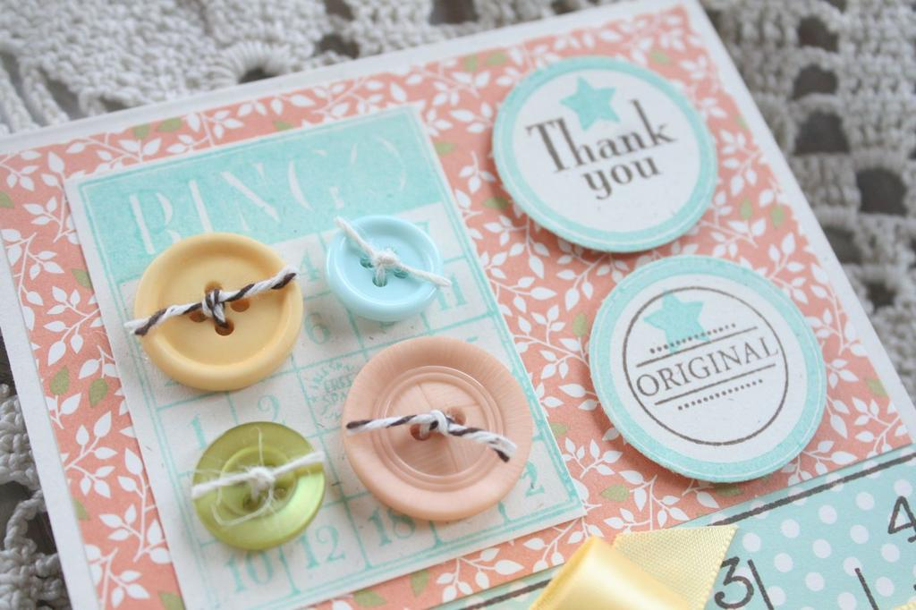 Stamps:It's Official<br />
Ink:Aqua Mist, Dark Chocolate<br />
Paper:Rustic Cream, Green...