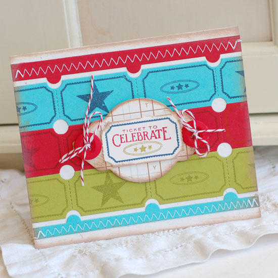 Stamps:  Just the Ticket, All Star Team<br />
Ink: Enchanted Evening, Scarlett Jewel, Ripe...