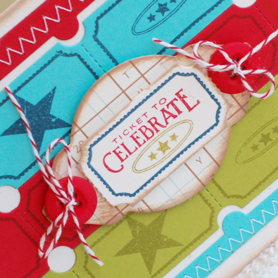 Stamps:  Just the Ticket, All Star Team<br />
Ink: Enchanted Evening, Scarlett Jewel, Ripe...