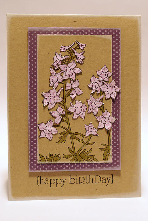 stamps: Year of Flowers: Larkspurs, Birthday Bash Sentiments, Polka Dot Basics II<br />
<br />...