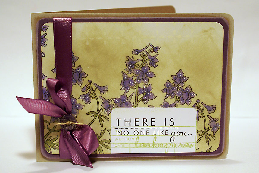 stamps: Year of Flowers: Larkspurs, Library Card, Background Basics: Tin Types<br />
<br />...