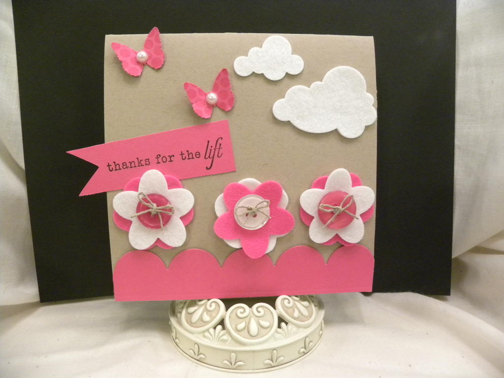 Love that felt and those cute cloud dies!