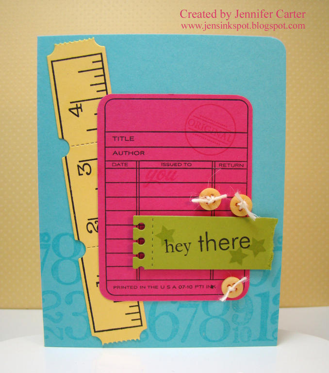 Stamps: It's Official, Library Card, Enjoy the Ride<br />
Paper: Hawaiian Shores,...
