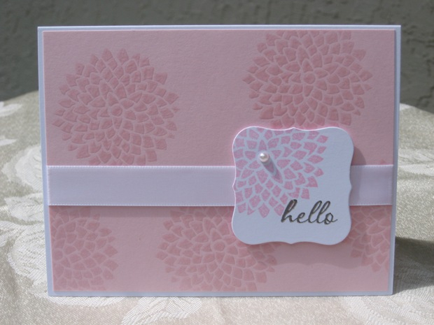 The sentiment is from Communique Curves Sentiments.  The mum stamp is from Inkadinkadoo, and...