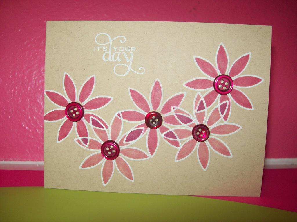 Beautiful Blooms, Kraft CS, Copic Markers