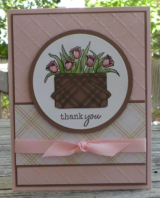 Basket of Tulips and Thanks