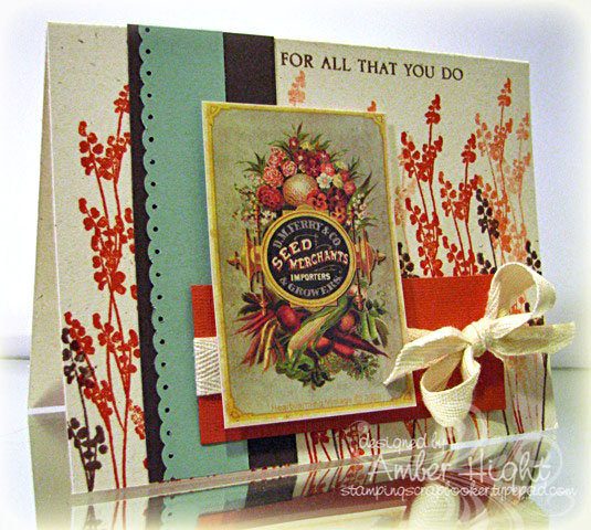 The stamps in &quot;Life&quot; are perfect for creating meadow scenes, so fun!
