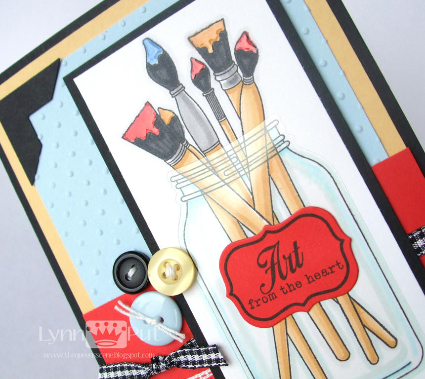 Art from the Heart - Friendship Jar/Close up view